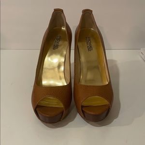 Michael Kors Peep Toe Pumps